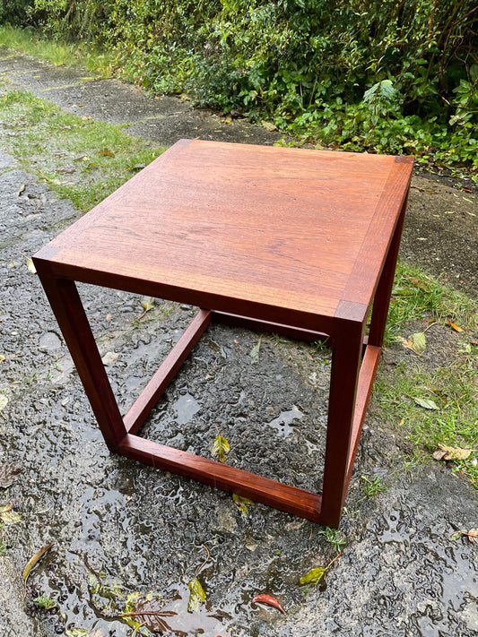 Kai Kristiansen CUBE table in teak wood