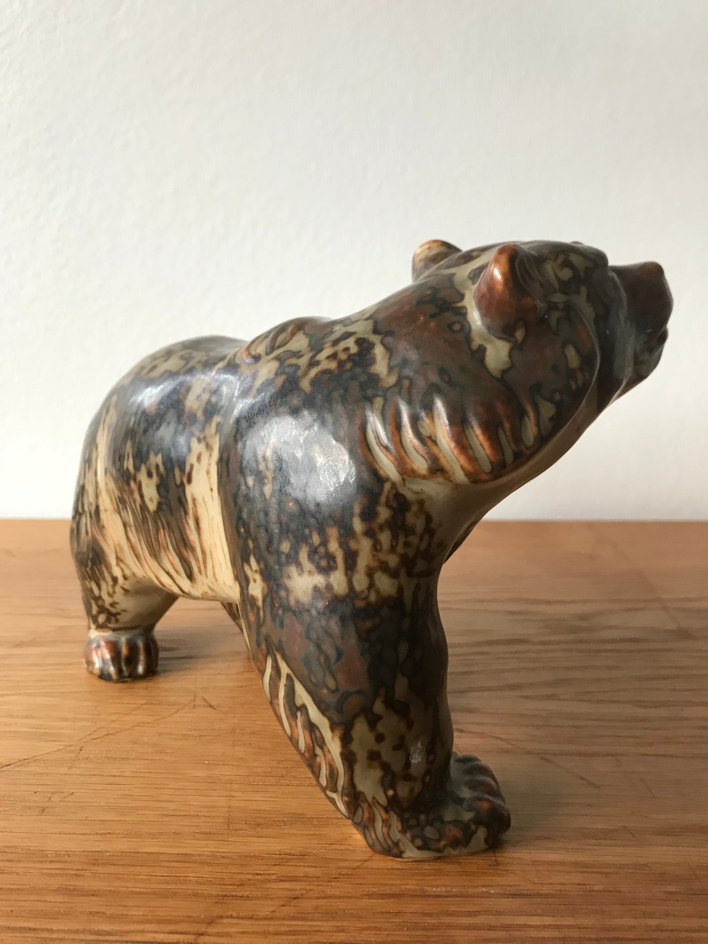 Knud Kyhn walking bear, for Royal Copenhagen.